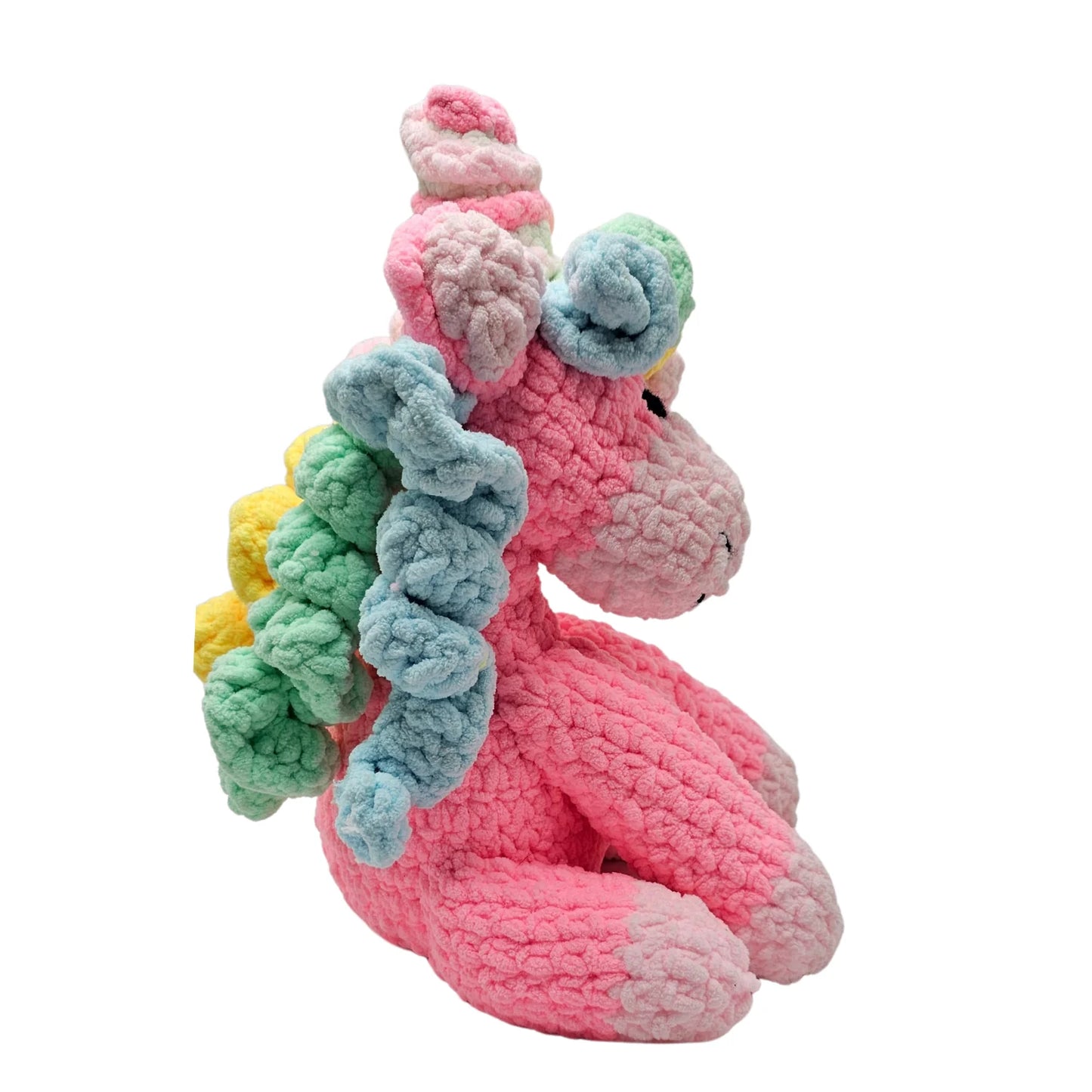 Handgemachtes Einhorn Stofftier - The Wonky Woolins