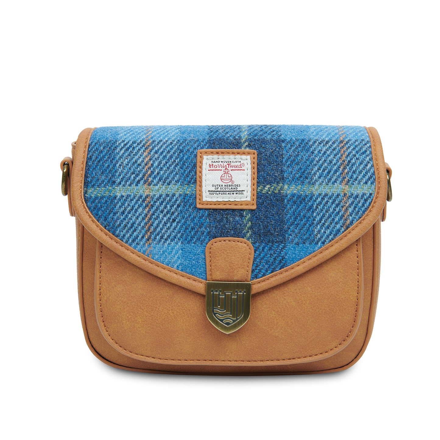 Harris Tweed - handgefertigte Tasche - The Mini Saddle Bag aus Schottland