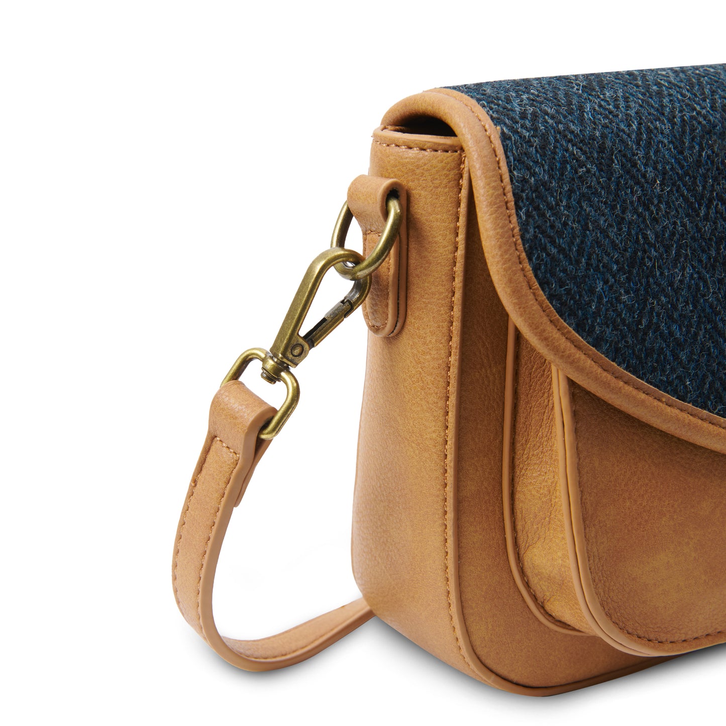 Harris Tweed - handgefertigte Tasche - The Mini Saddle Bag aus Schottland