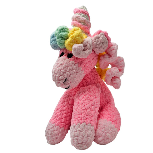 Handgemachtes Einhorn Stofftier - The Wonky Woolins
