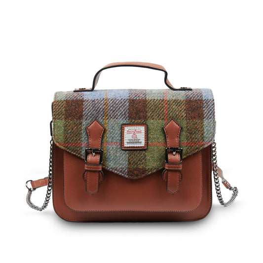 The Medium Calton Satchel - Harris Tweed® Umhängetasche von Islander®