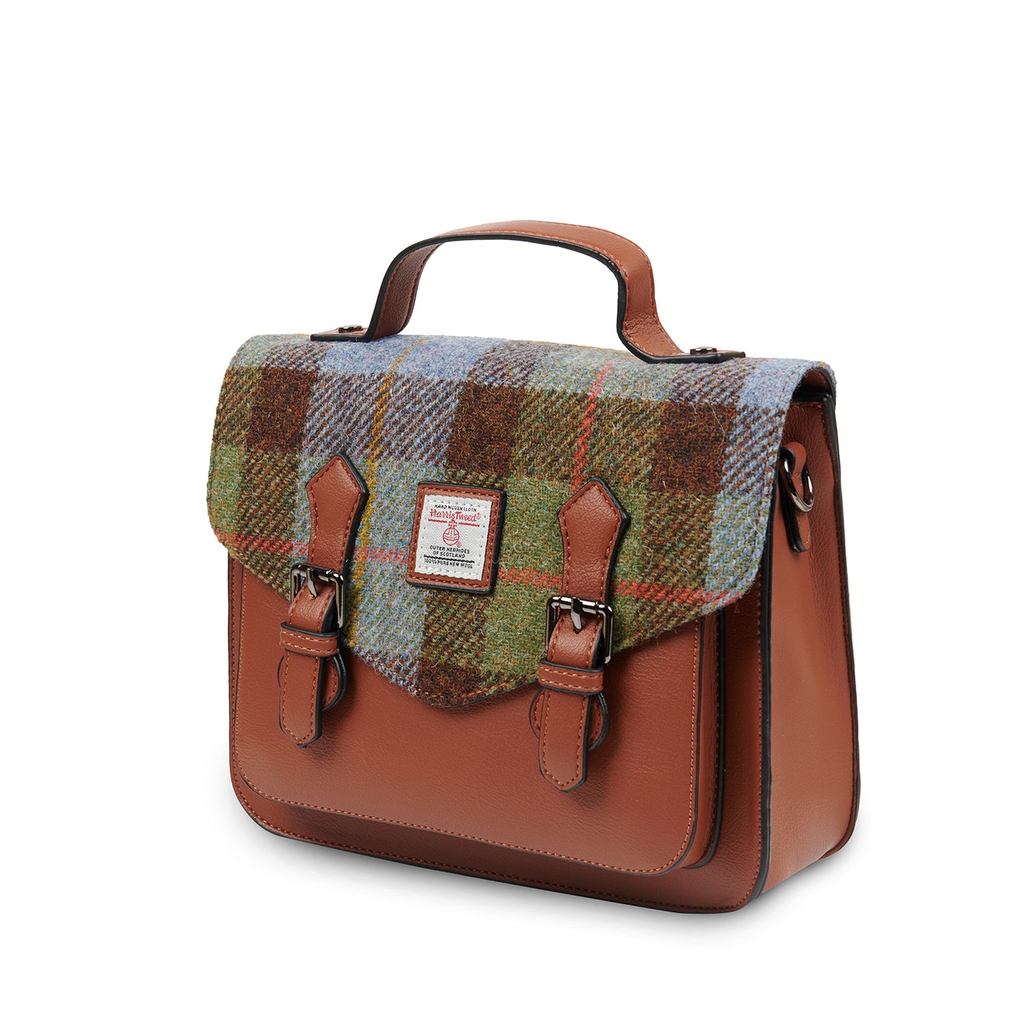 Tasche, handgefertigt, Harris Tweed - Islander - The Medium Calton Satchel aus Schottland