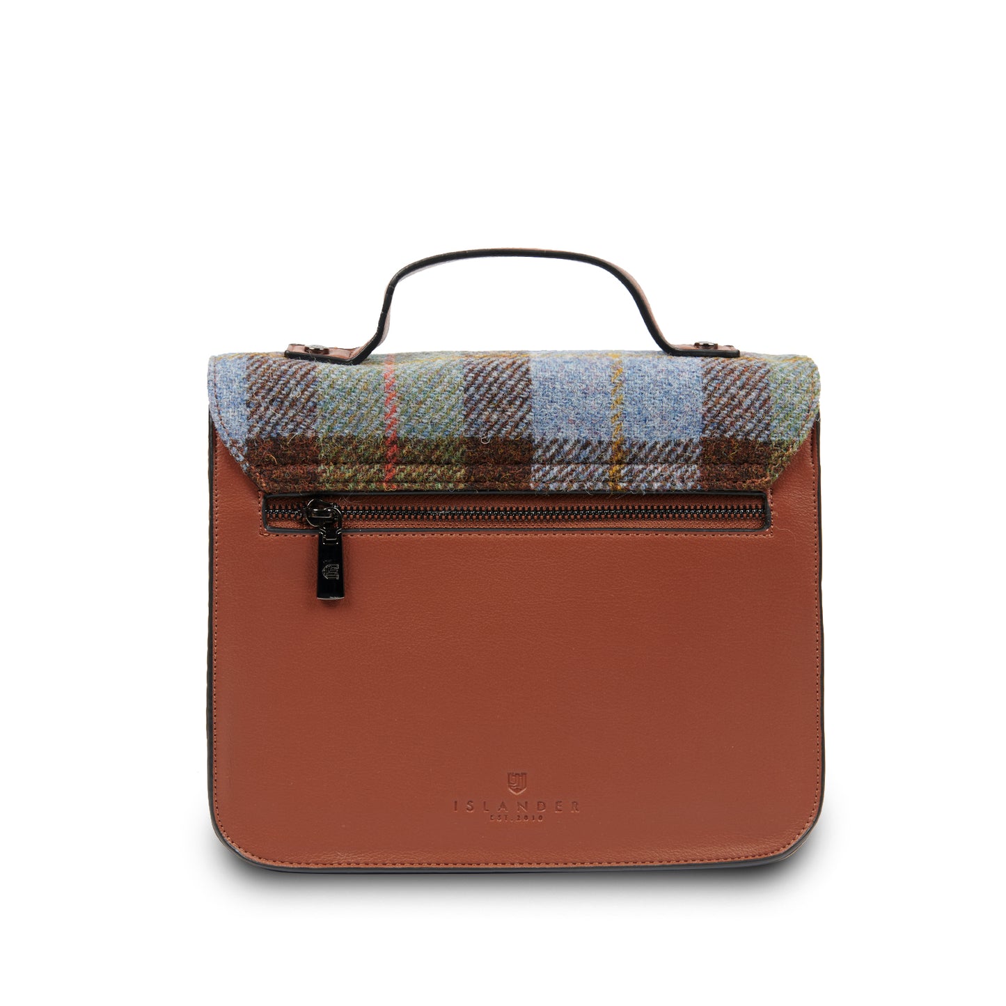 Tasche, handgefertigt, Harris Tweed - Islander - The Medium Calton Satchel aus Schottland