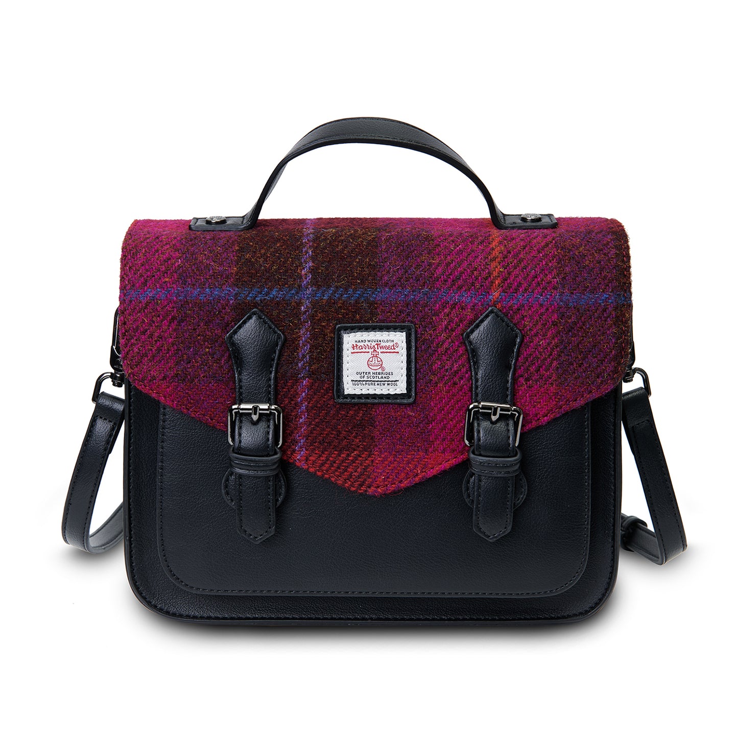 Tasche, handgefertigt, Harris Tweed - Islander - The Medium Calton Satchel aus Schottland