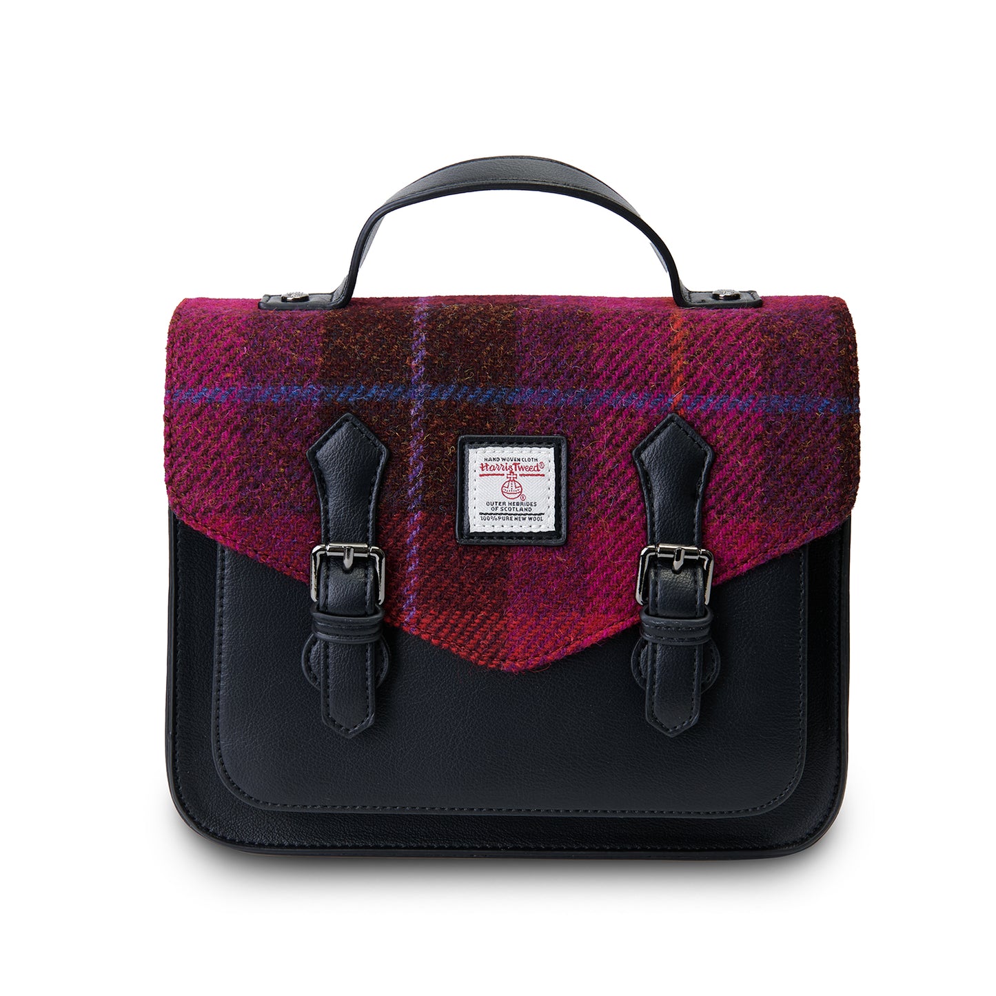 Tasche, handgefertigt, Harris Tweed - Islander - The Medium Calton Satchel aus Schottland
