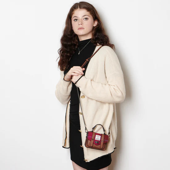 The Wee Satchel - Harris Tweed® Mini Umhängetasche von Islander®