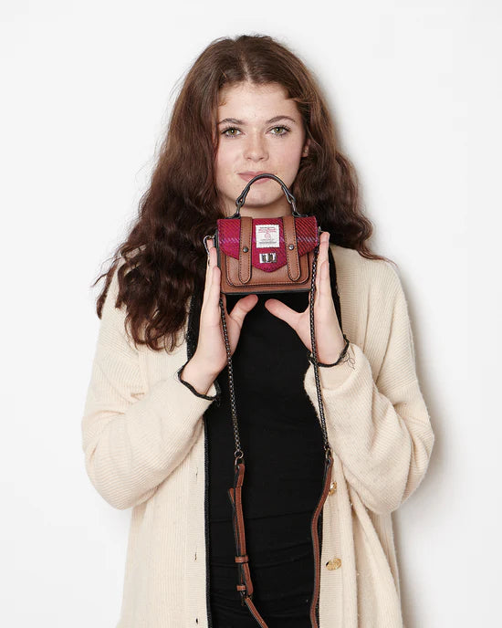 The Wee Satchel - Harris Tweed® Mini Umhängetasche von Islander®