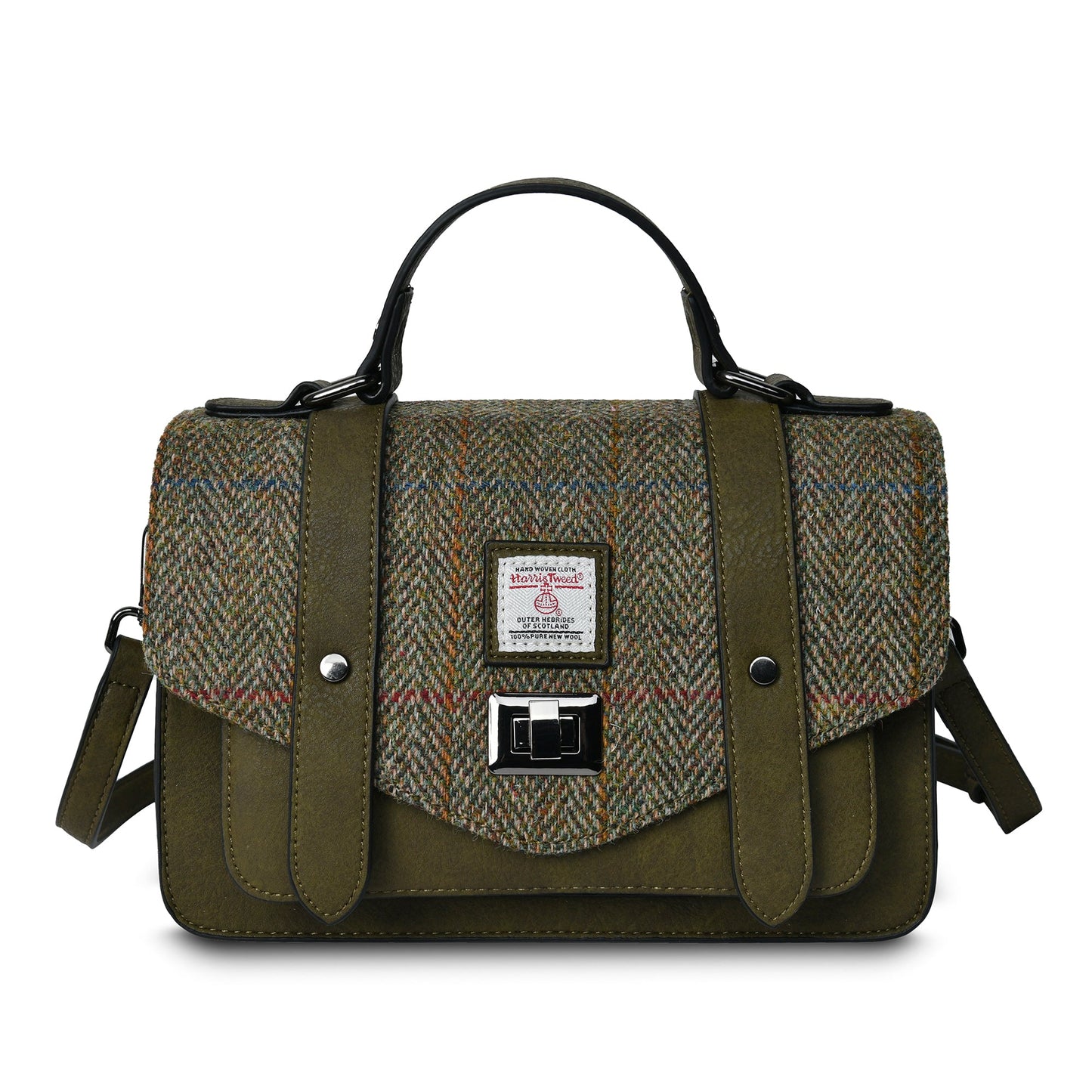 The Large Satchel - Harris Tweed® Umhängetasche von Islander®
