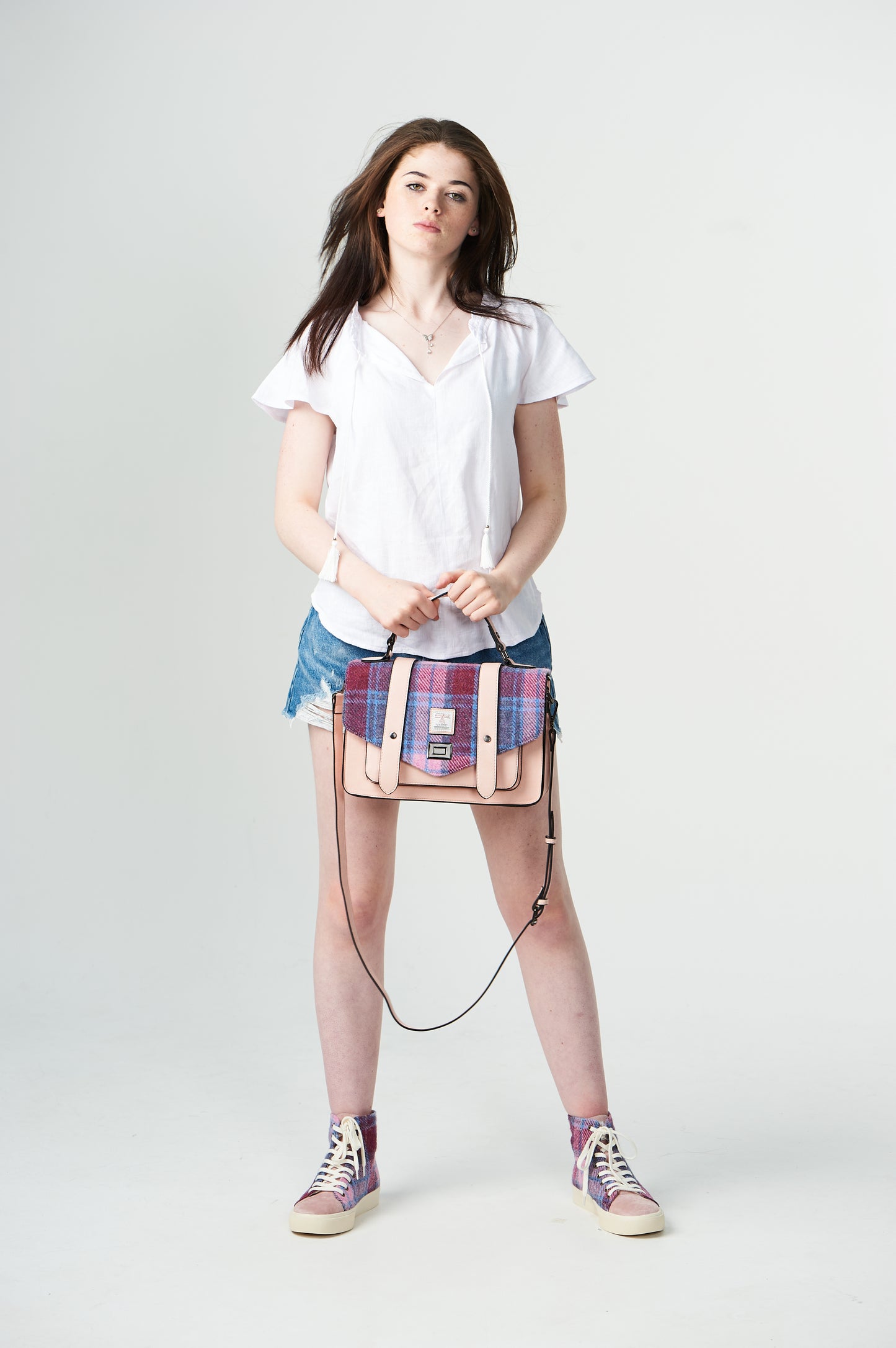 The Large Satchel - Harris Tweed® Umhängetasche von Islander®
