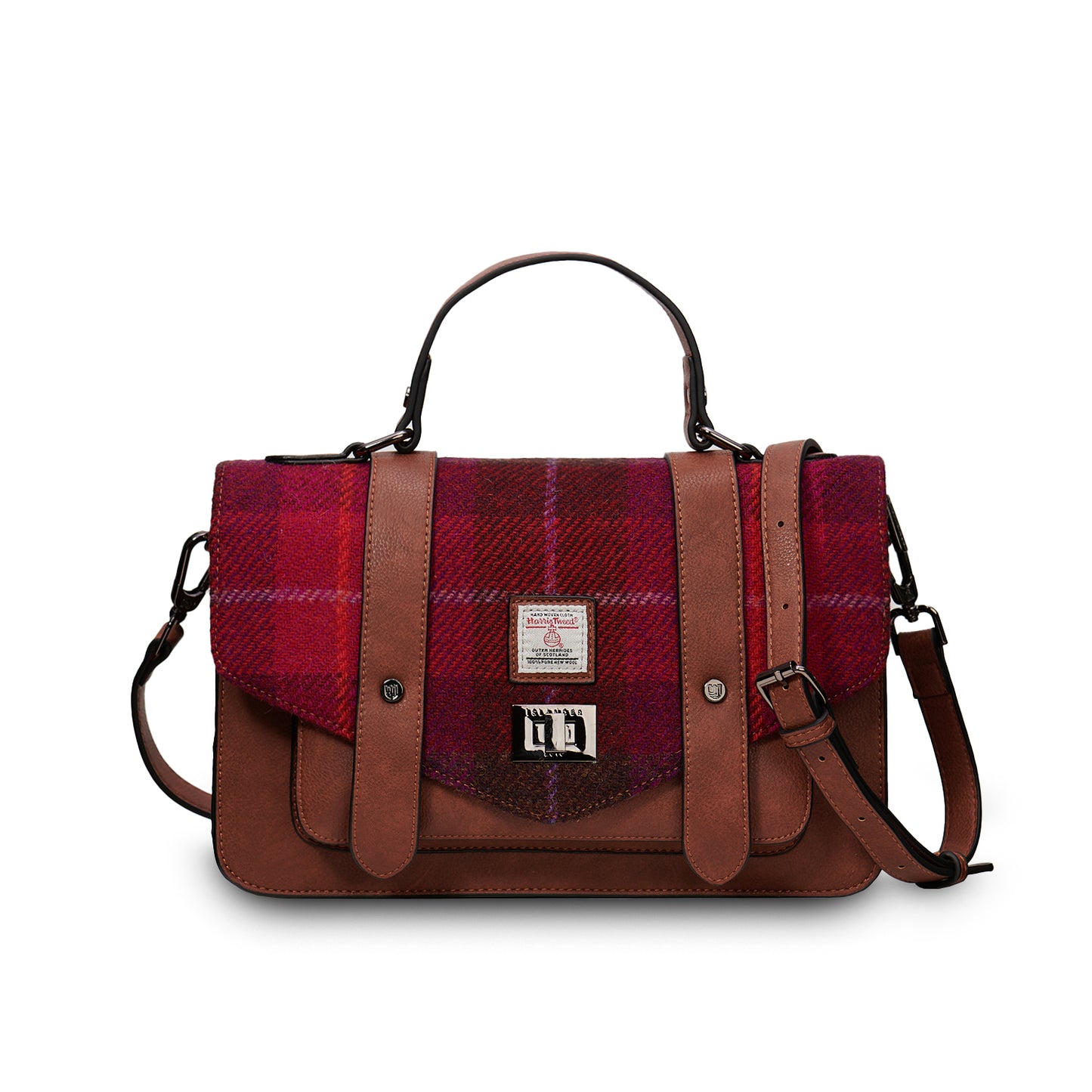 The Large Satchel - Harris Tweed® Umhängetasche von Islander®
