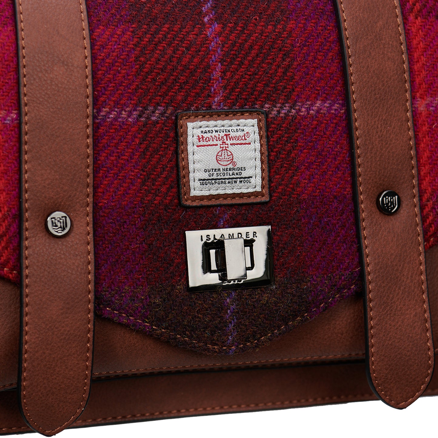The Large Satchel - Harris Tweed® Umhängetasche von Islander®