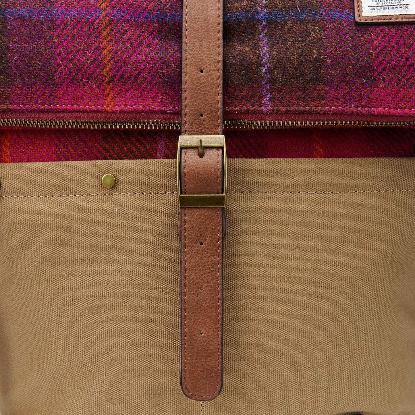 The Canvas Backpack - Harris Tweed® Rucksack von Islander®