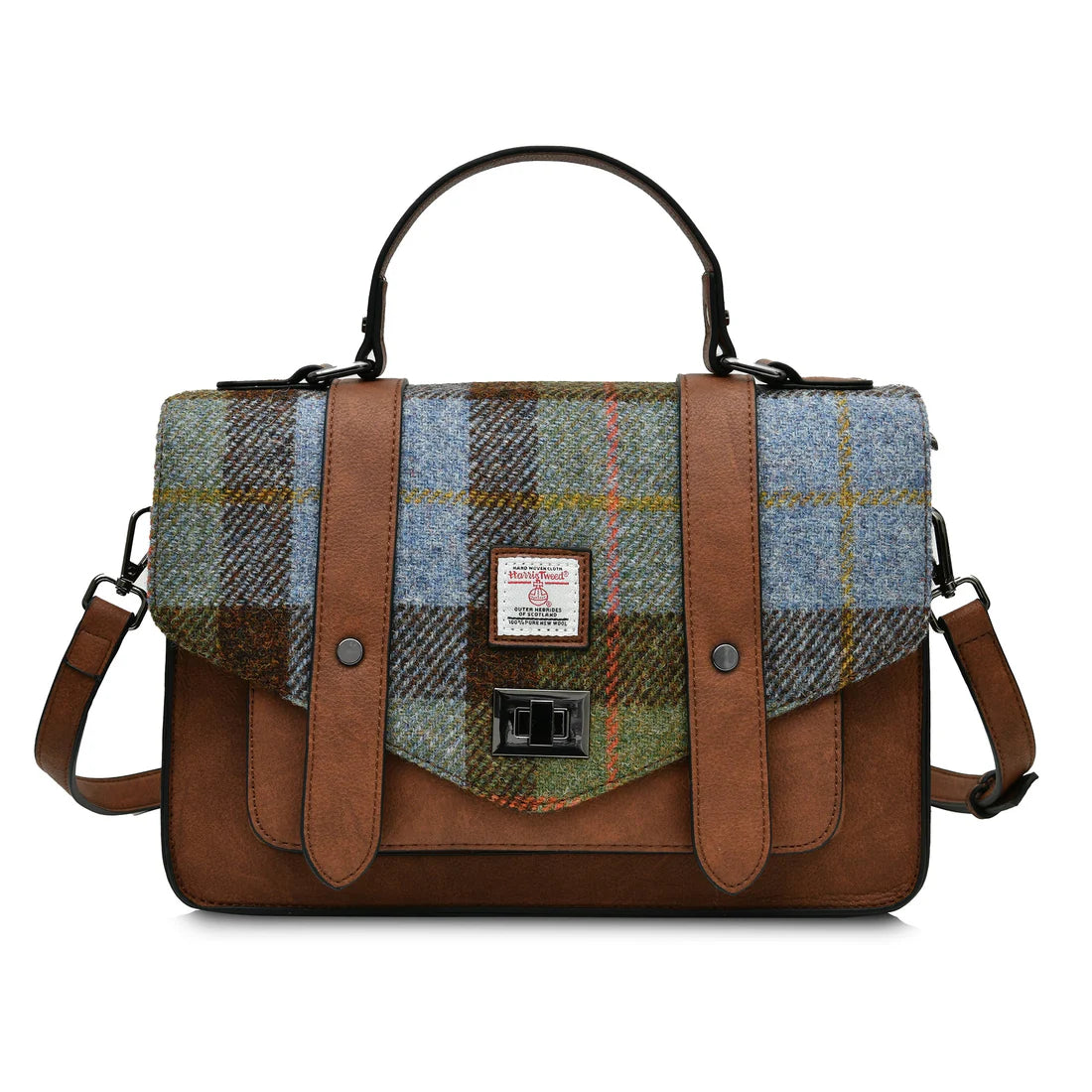The Large Satchel - Harris Tweed® Umhängetasche von Islander®