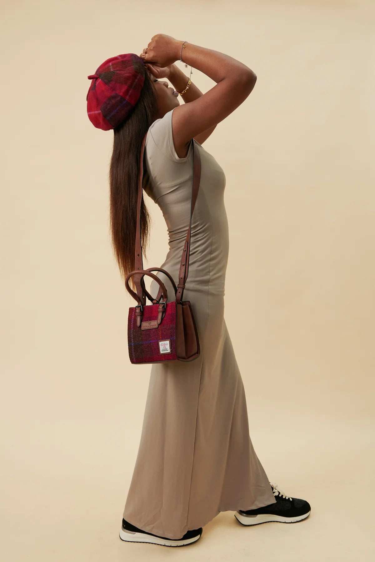 The Mini Caillie Tote - Harris Tweed® Mini-Tote-Handtasche von Islander®