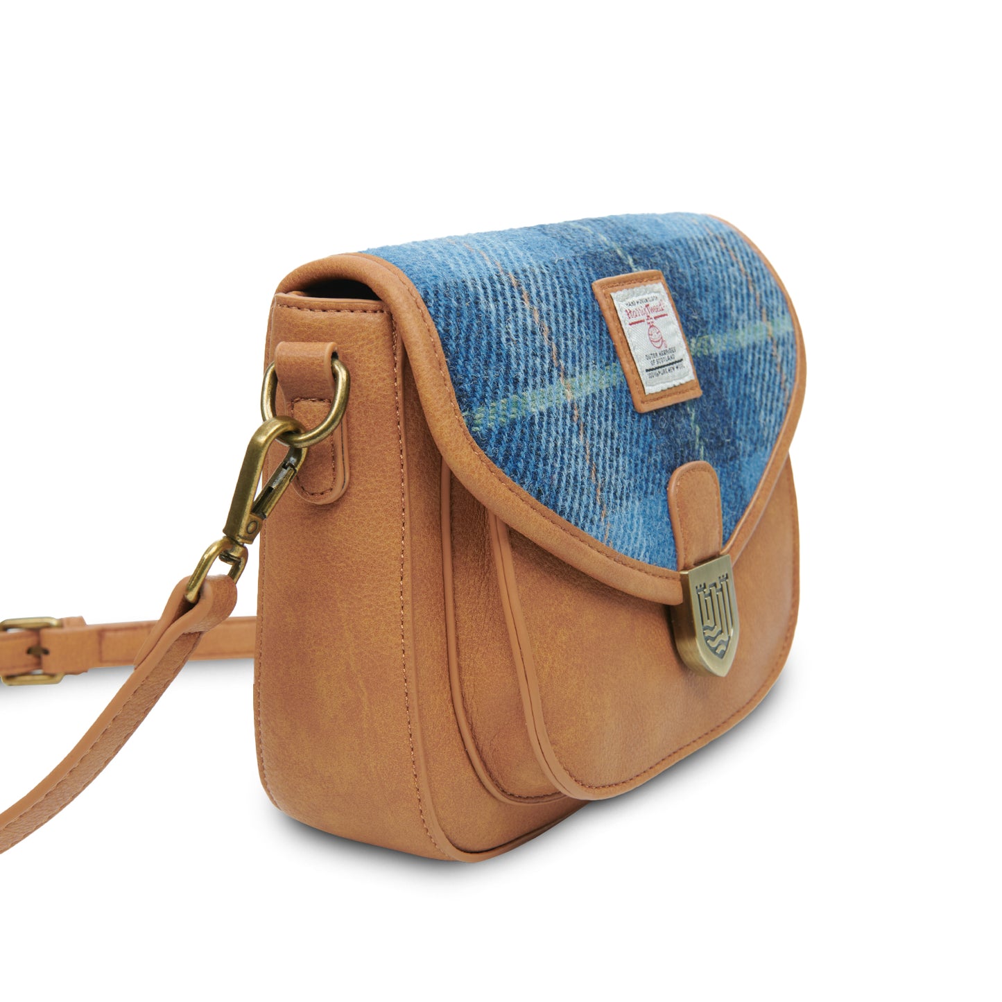 Harris Tweed - handgefertigte Tasche - The Mini Saddle Bag aus Schottland