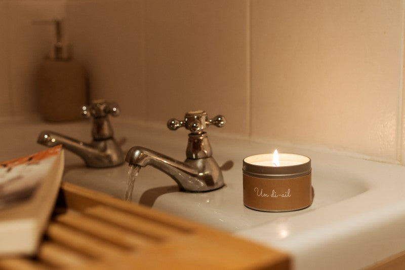 Geschenkkerze Mini Tin Gold - Calon Home