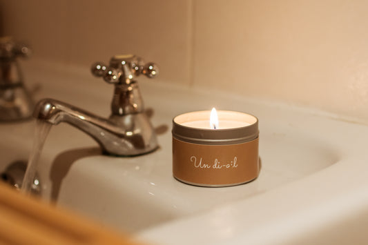 Geschenkkerze Mini Tin Gold - Calon Home